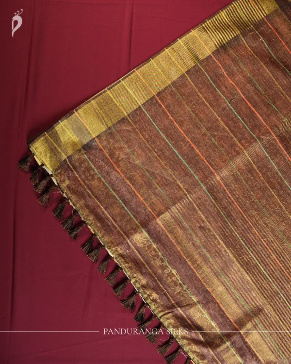 Muted Rose Pink Art Silk Saree with Mughal Inspired Floral Emboss Work