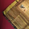 Sage Green Art Silk Saree with Mughal Art and Floral Emboss Work Sage Green Art Silk Saree with Mughal Art and Floral Emboss Work
