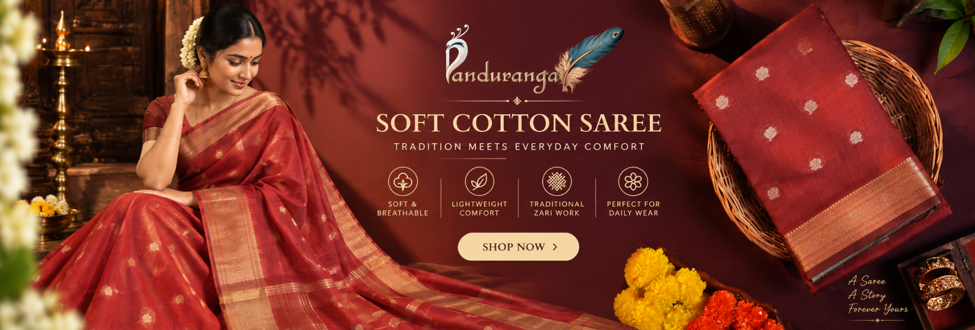 Soft Cotton Saree 1.1