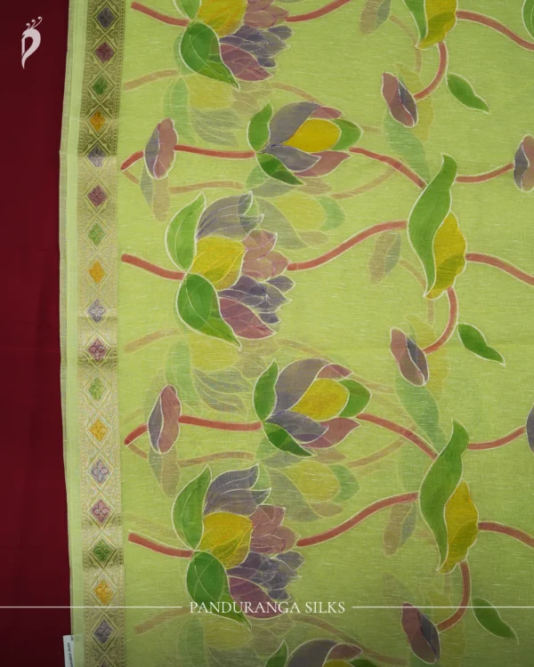 10 Linen Organza saree