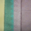 12 Soft Semi-Silk Jacquard Saree with Zari Border