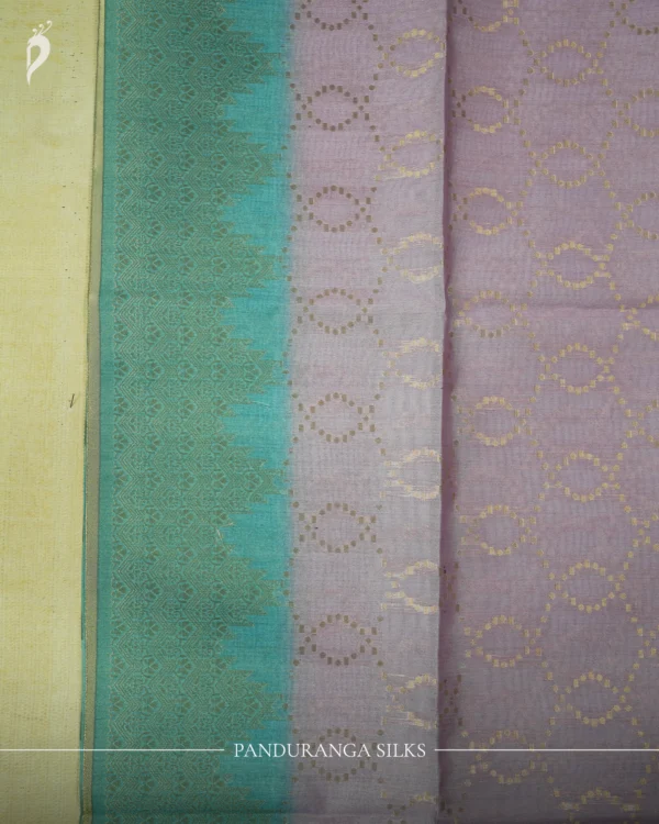 12 Soft Semi-Silk Jacquard Saree with Zari Border