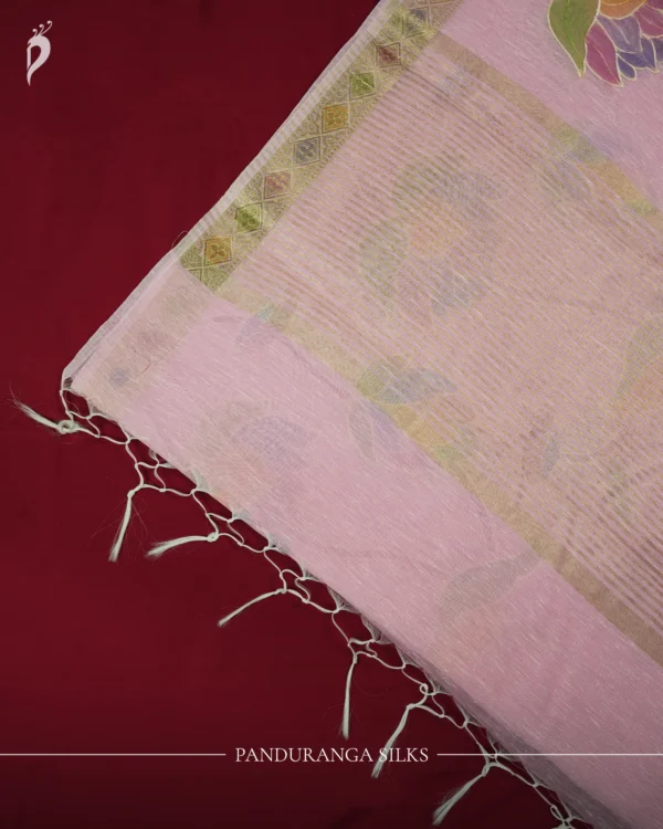 Linen Organza saree