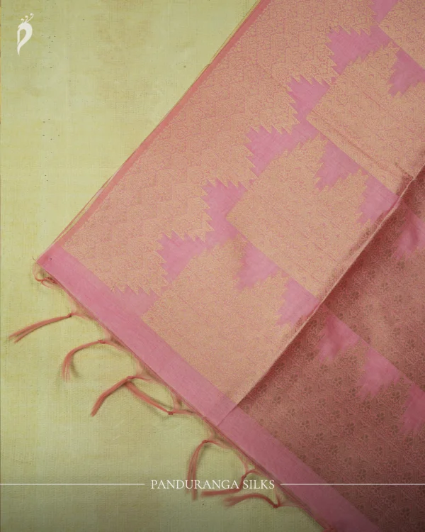 13 Soft Semi-Silk Jacquard Saree with Zari Border