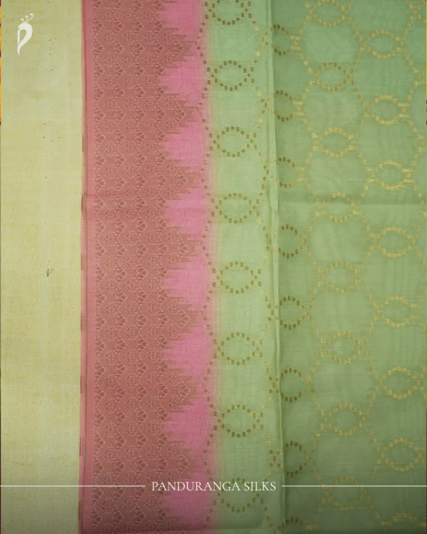 14 Soft Semi-Silk Jacquard Saree with Zari Border