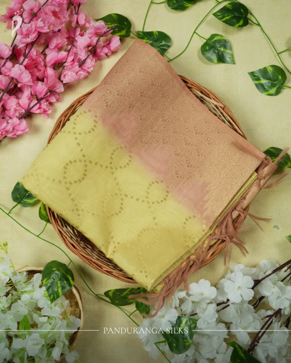58 Soft Semi-Silk Jacquard Saree with Zari Border