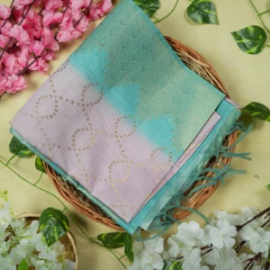 Soft Semi-Silk Jacquard Saree with Zari Border